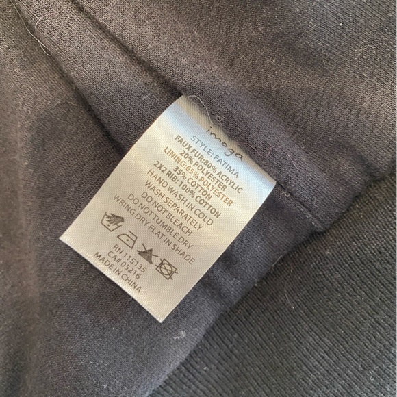 Imoga Girls Faux Fur Vest Size 4 - Picture 7 of 7